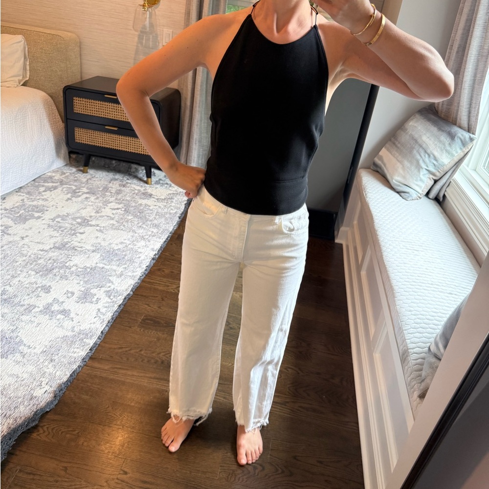 Black Halter Top